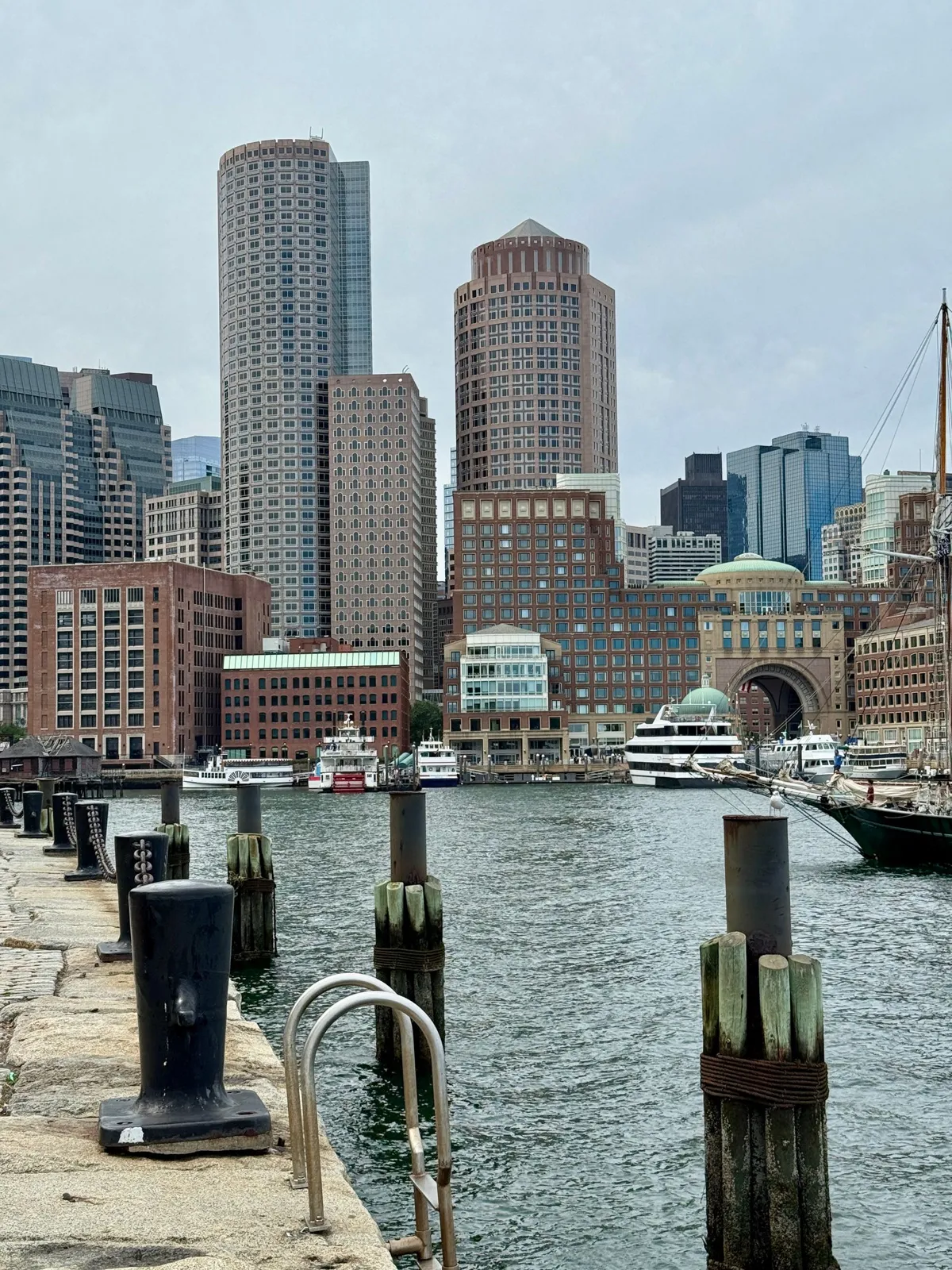 Boston skyline from the harbor
