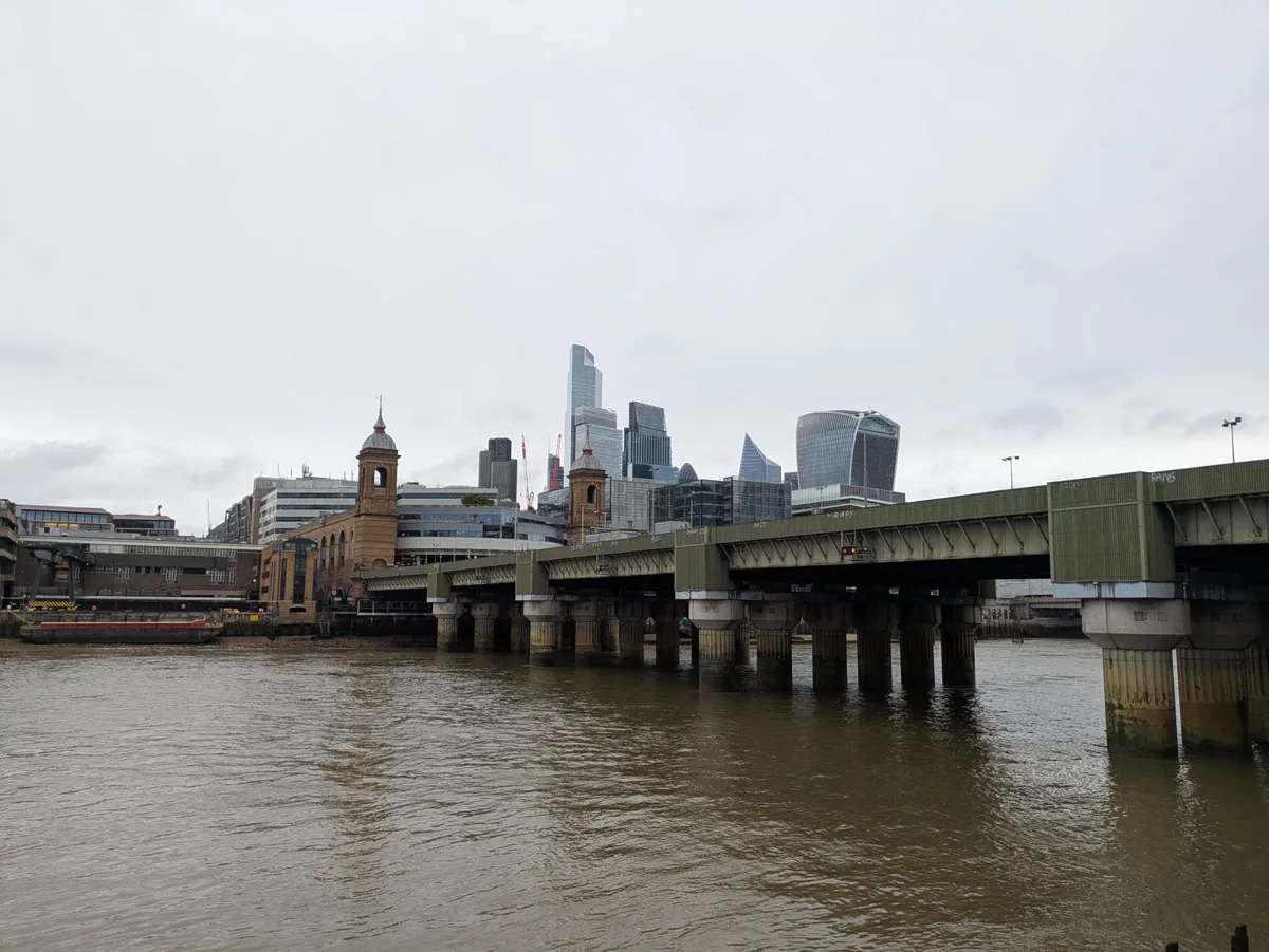 London skyline beside the River Thames