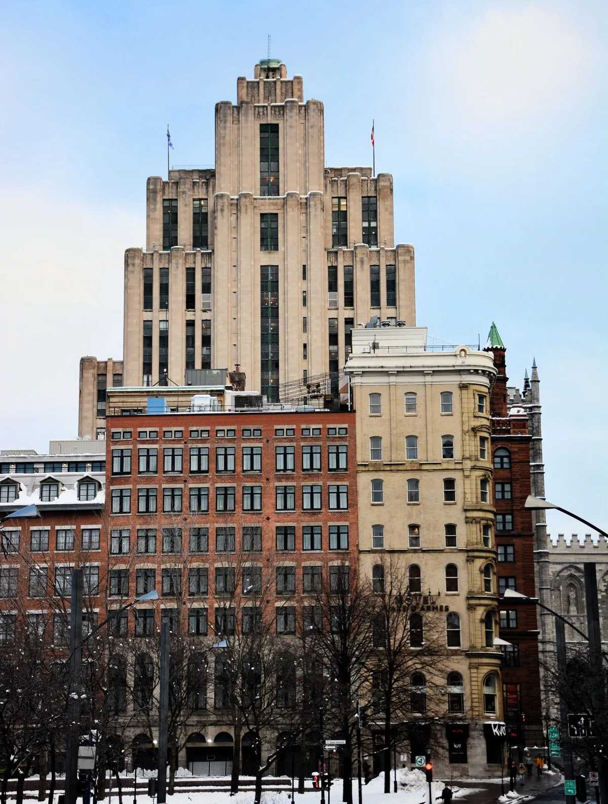 The Aldred Building and historic Montreal architecture